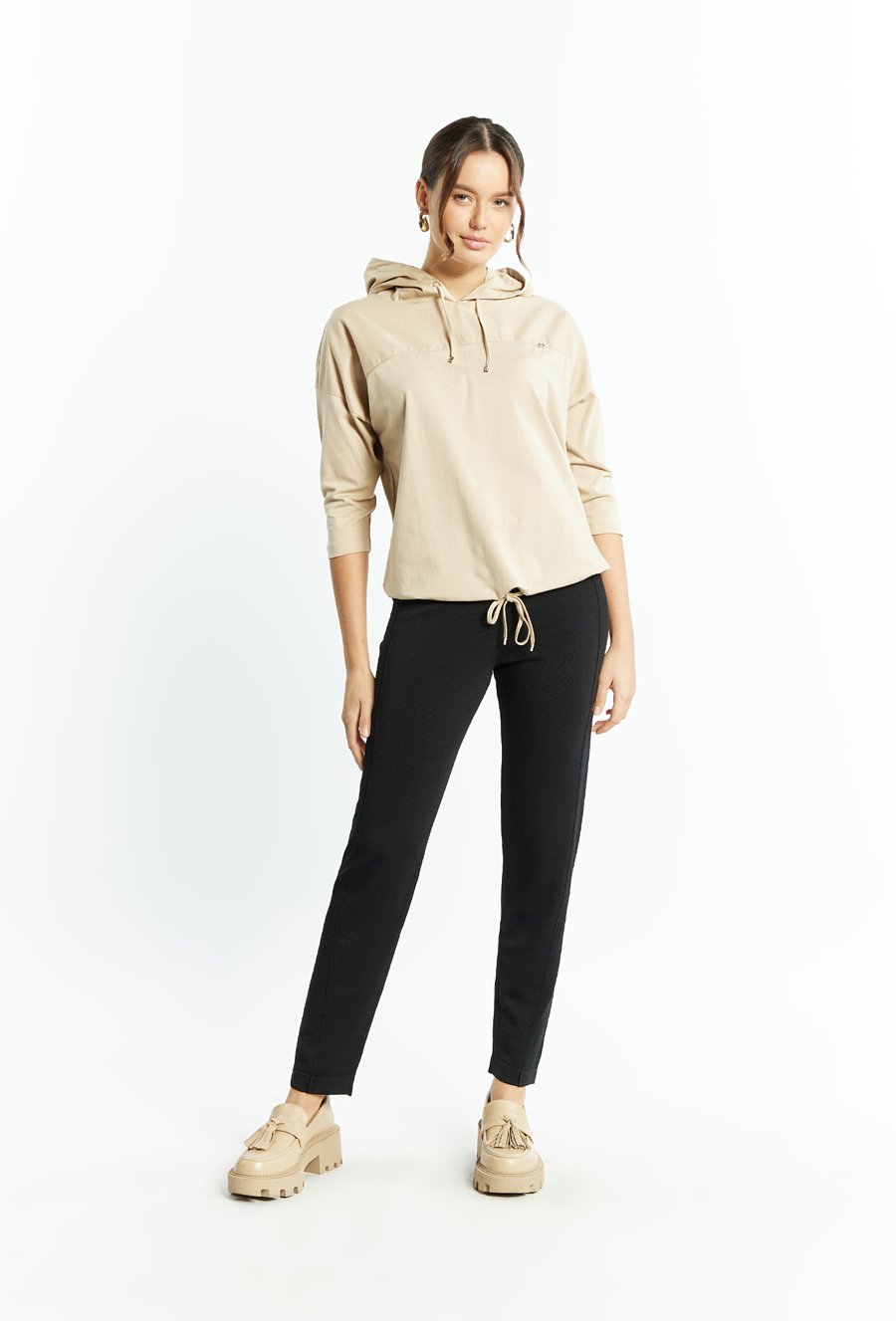 Bluzka damska z kapturem