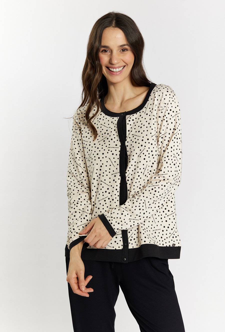 G&oacute;ra od piżamy w grochy