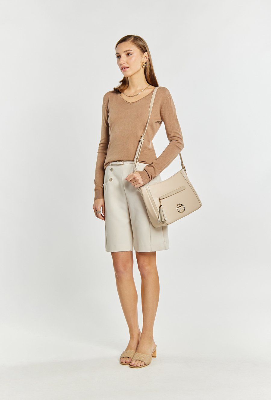 Torba damska z frędzlami