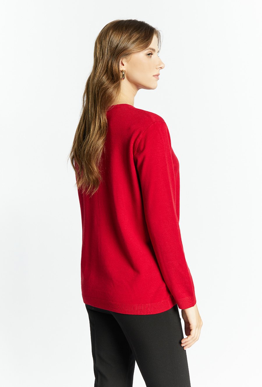 Sweter wykonany z wiskozy