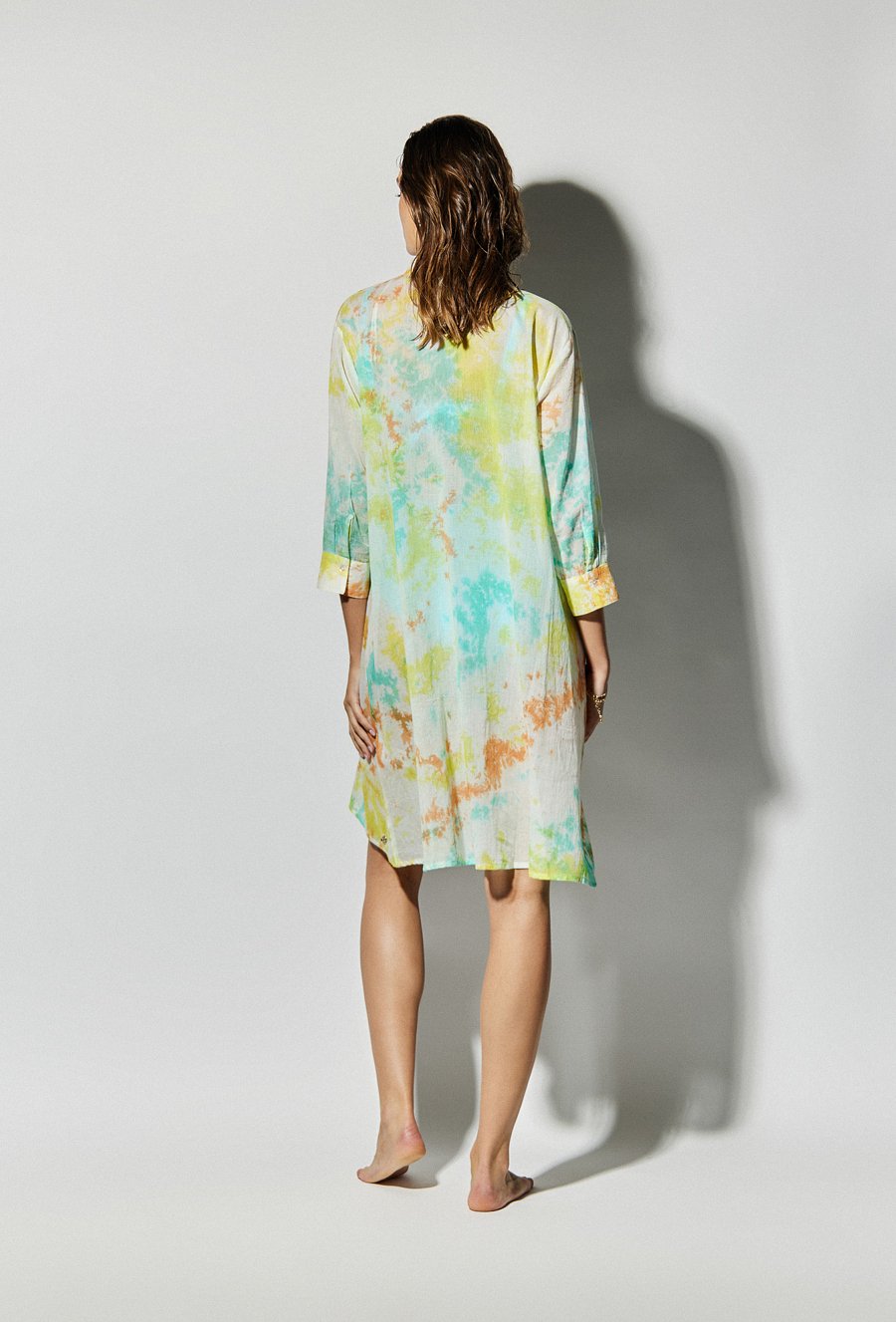 Wzorzysta narzutka damska