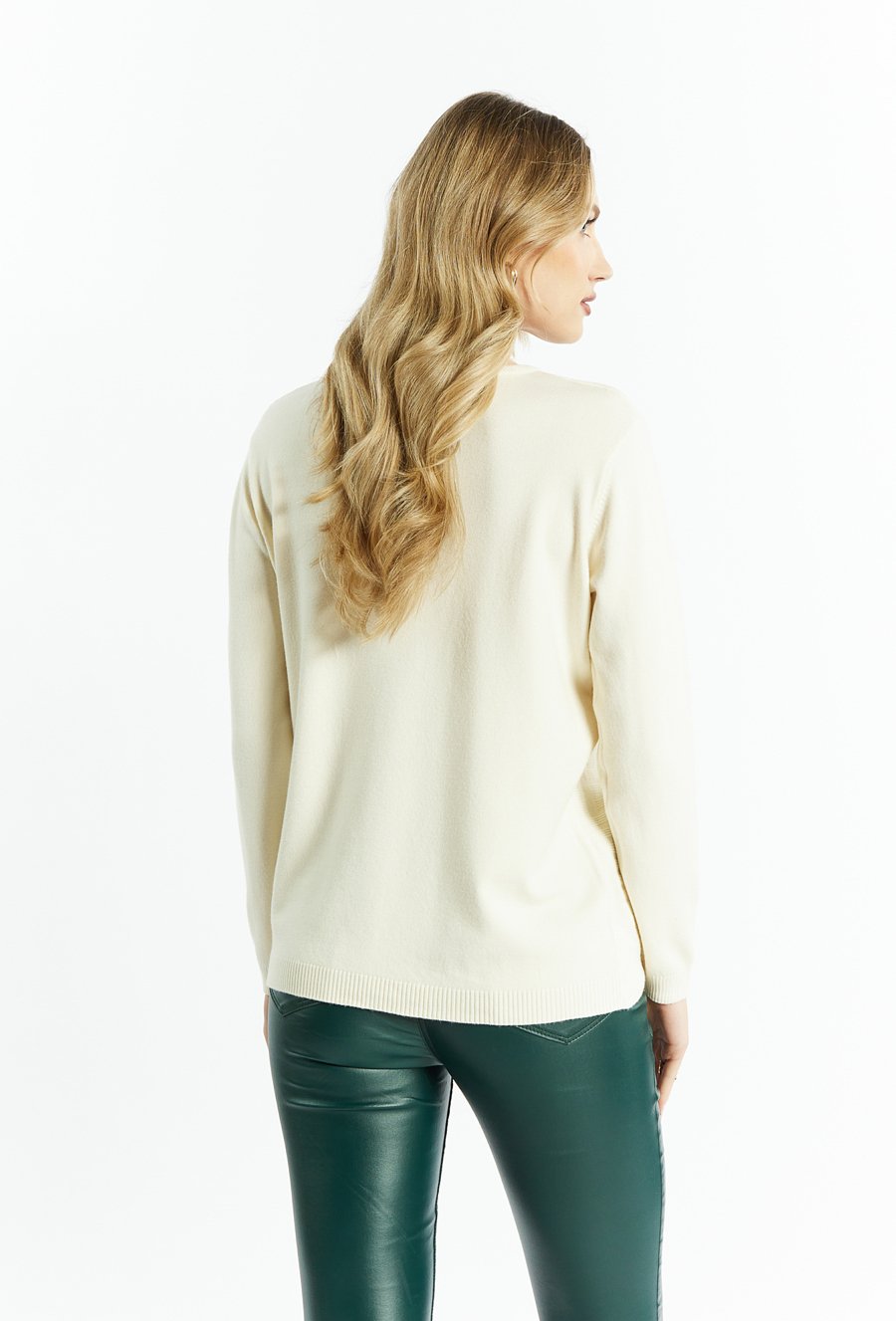 Cienki sweter damski