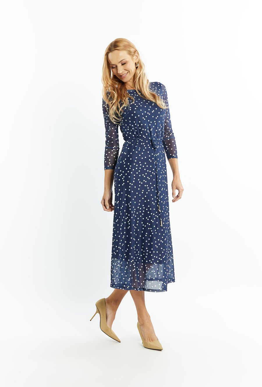 Sukienka damska w kropki