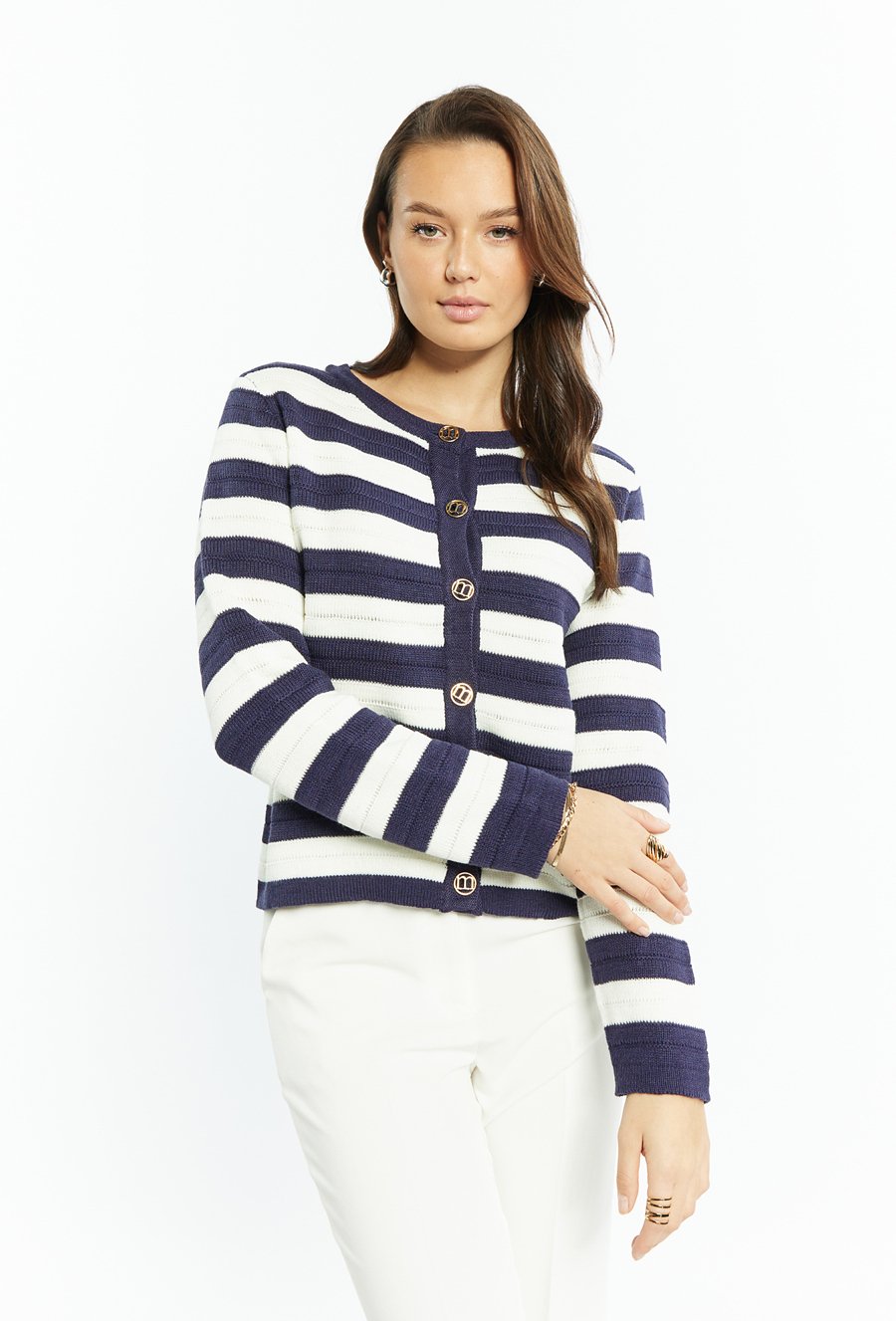 Rozpinany sweter damski