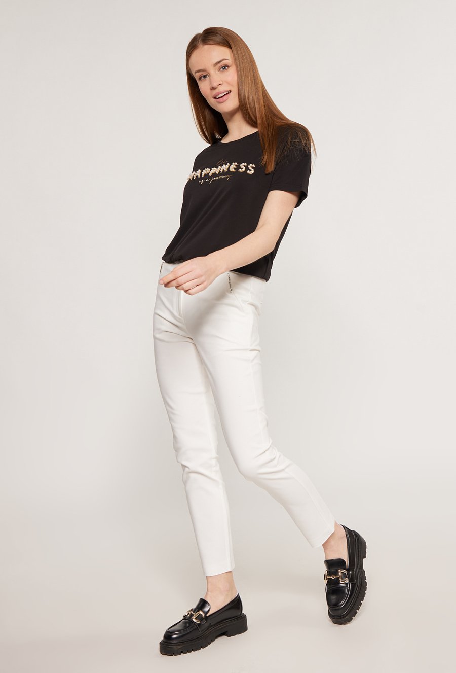 Spodnie z prostą nogawką