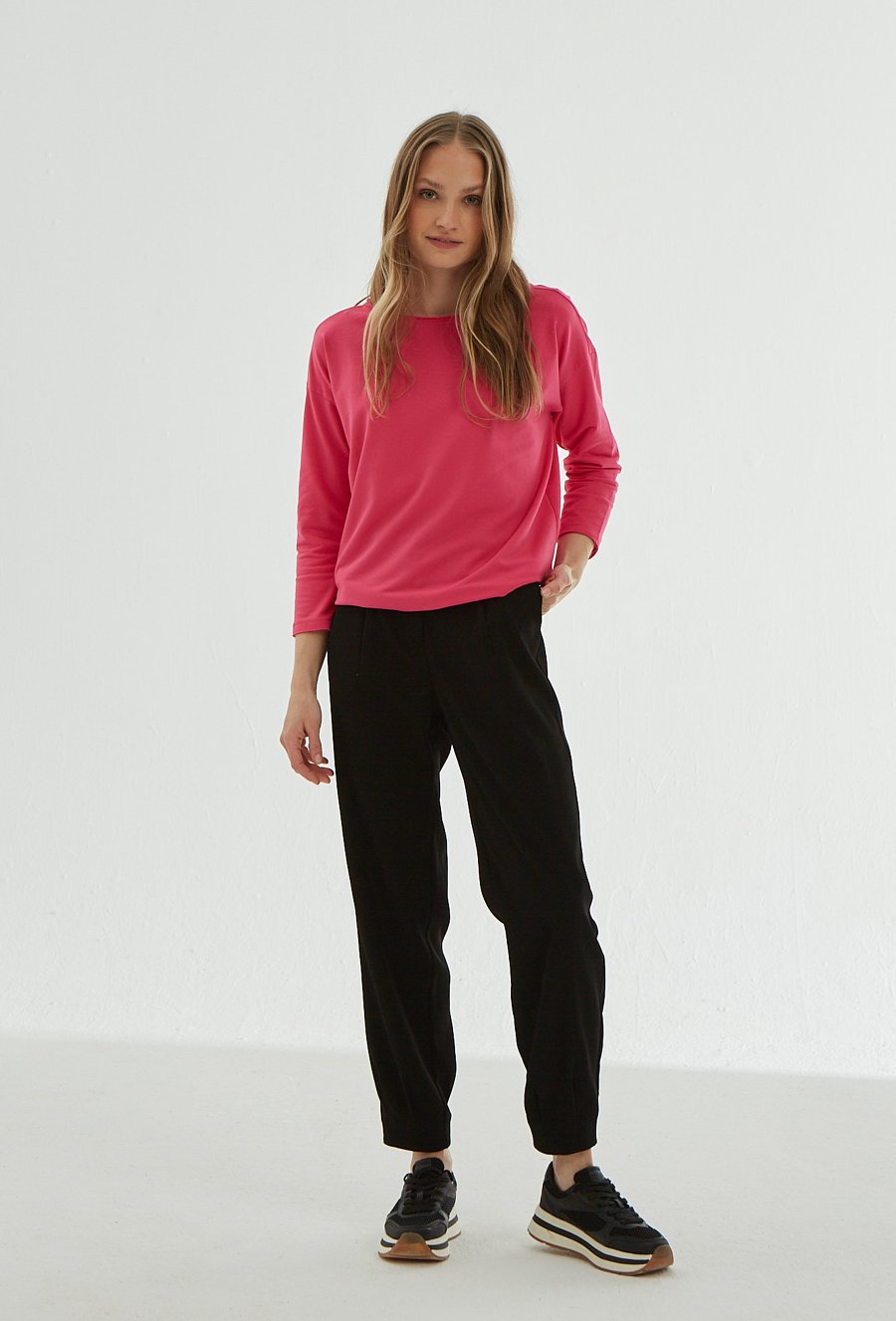 Bawełniana bluza typu basic