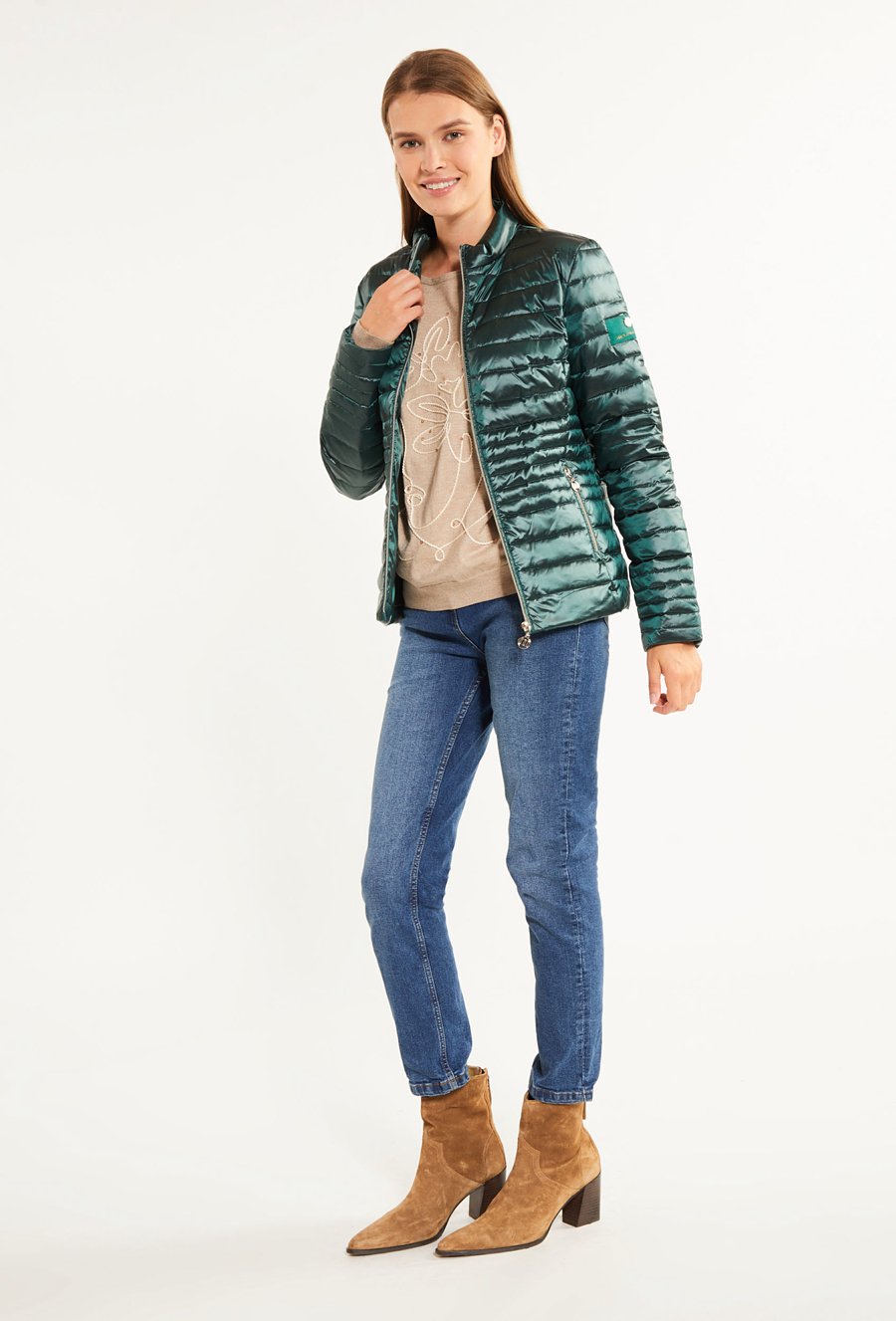 Pikowana kurtka damska