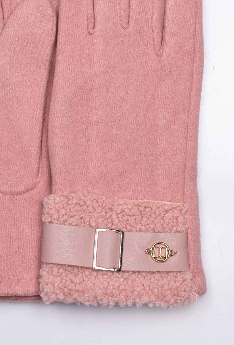 Rękawiczki z ozdobnym barankiem