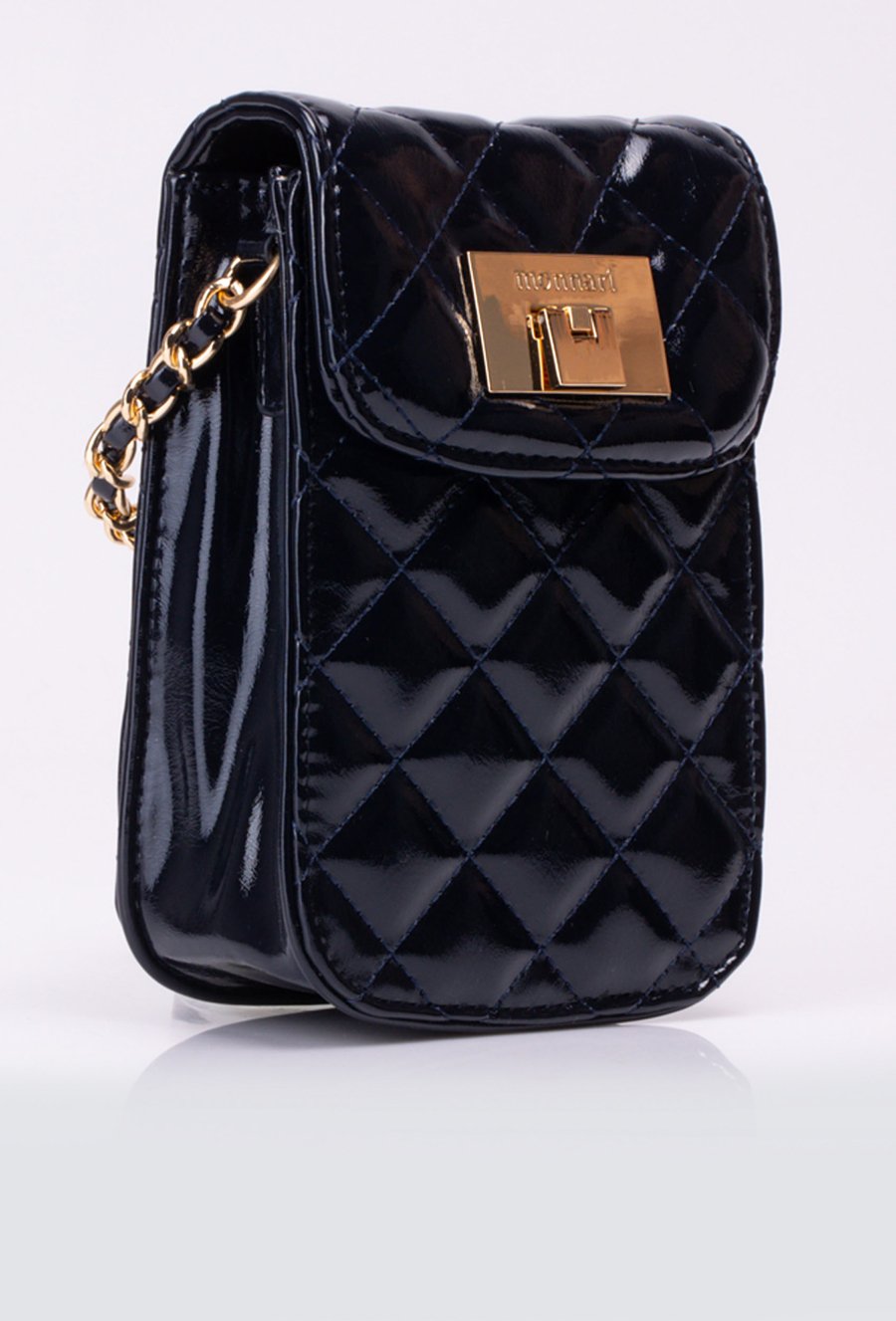 Pikowana torba na telefon