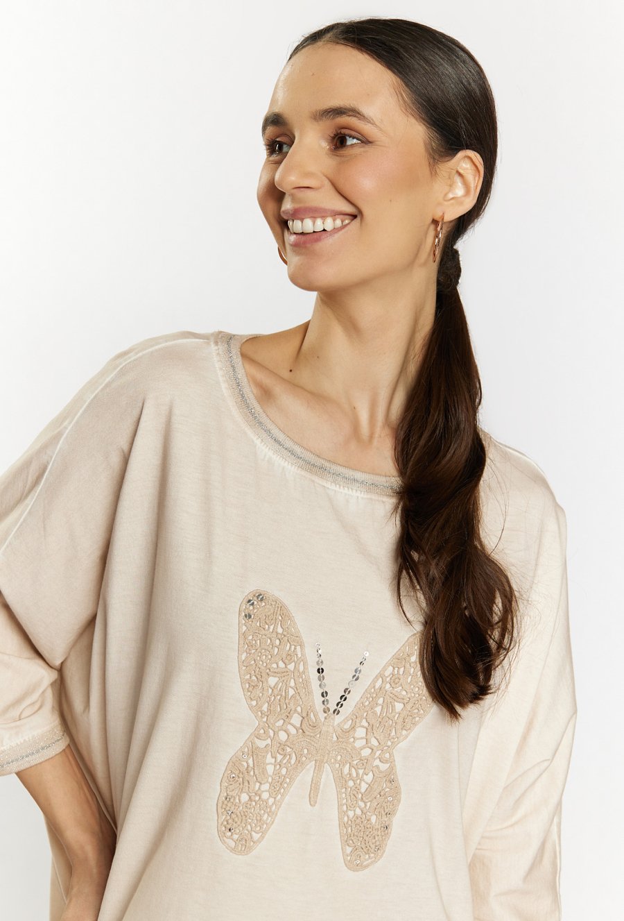 Sukienka z efektem sprania