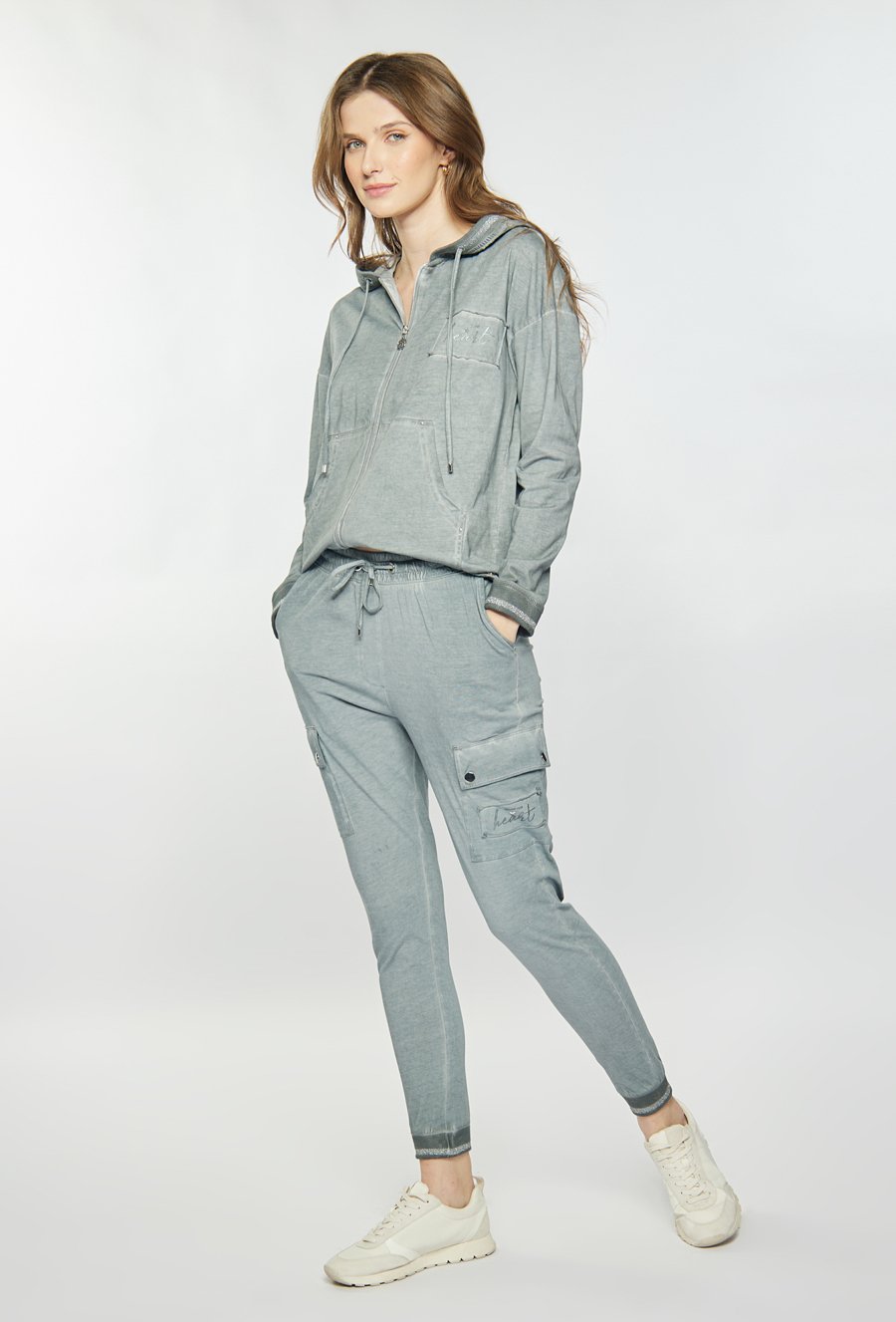 Dresowe spodnie z bawełny