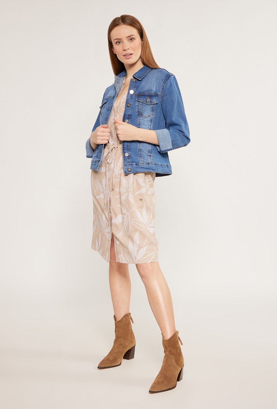 Jeansowa kurtka damska