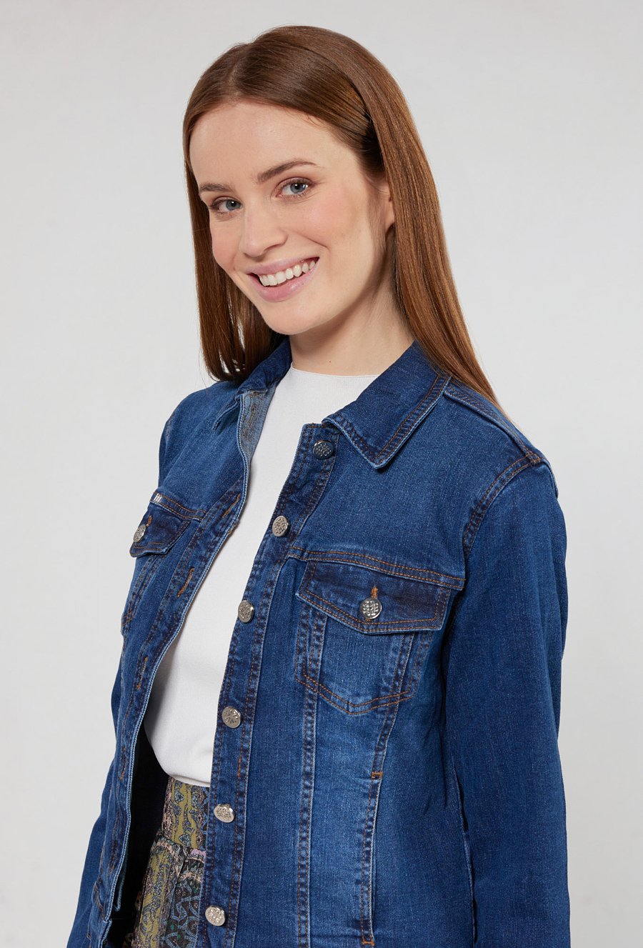 Jeansowa kurtka damska