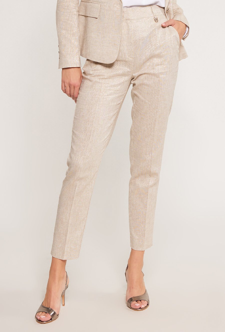 Eleganckie spodnie z lnu
