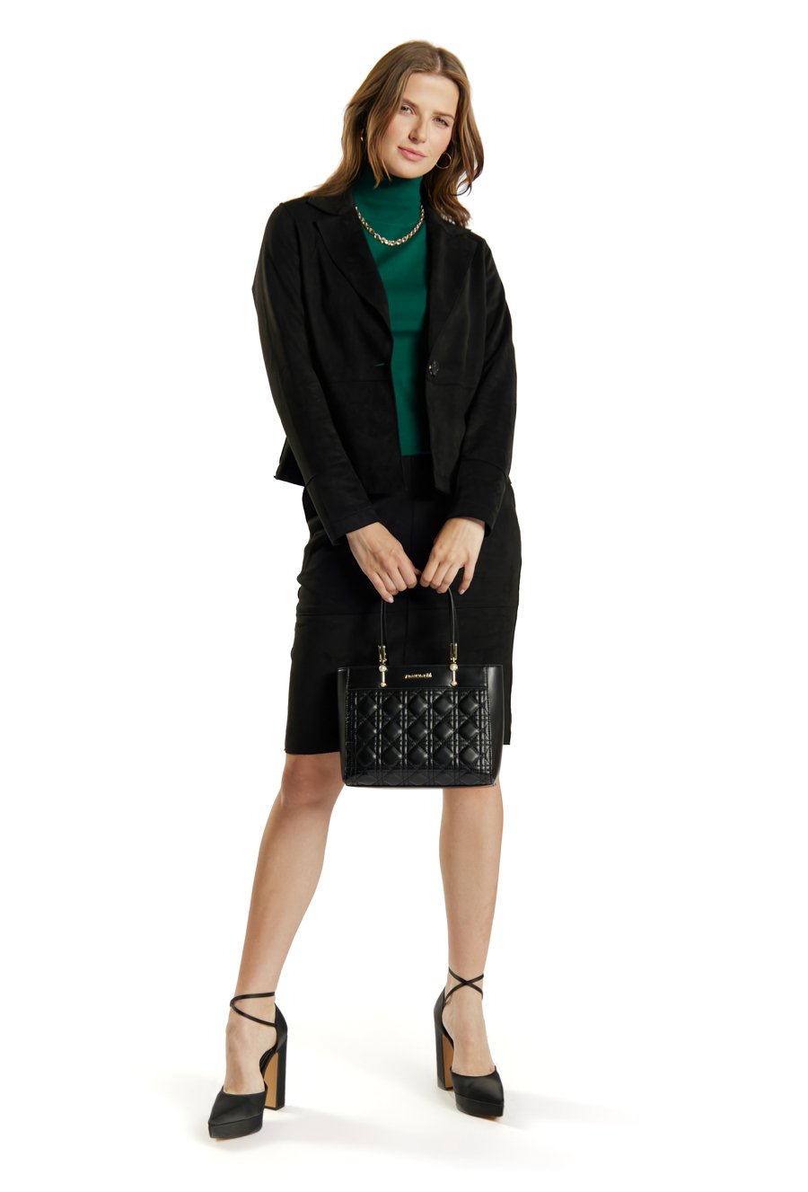 Torba damska o ciekawej fakturze