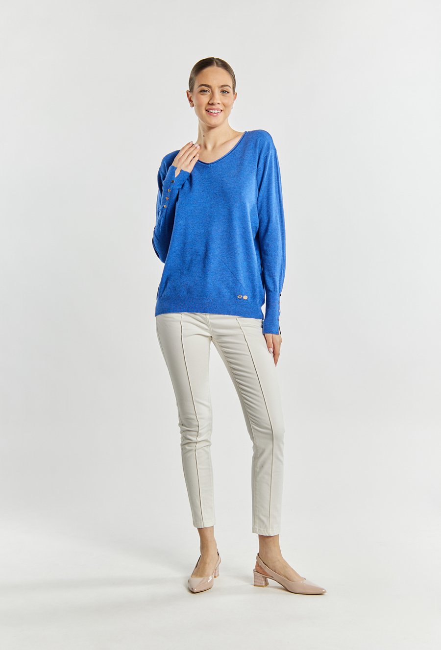 Casualowy sweter damski