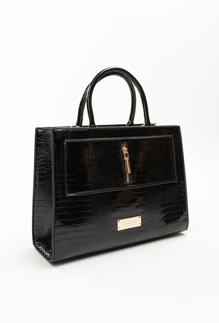 Lakierowa torba damska