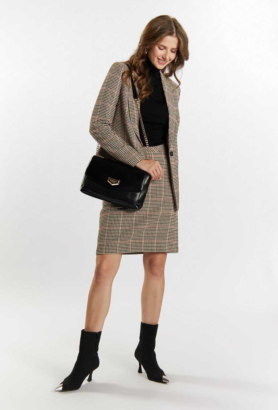 Elegancka torba ze zwierzęcym wzorem