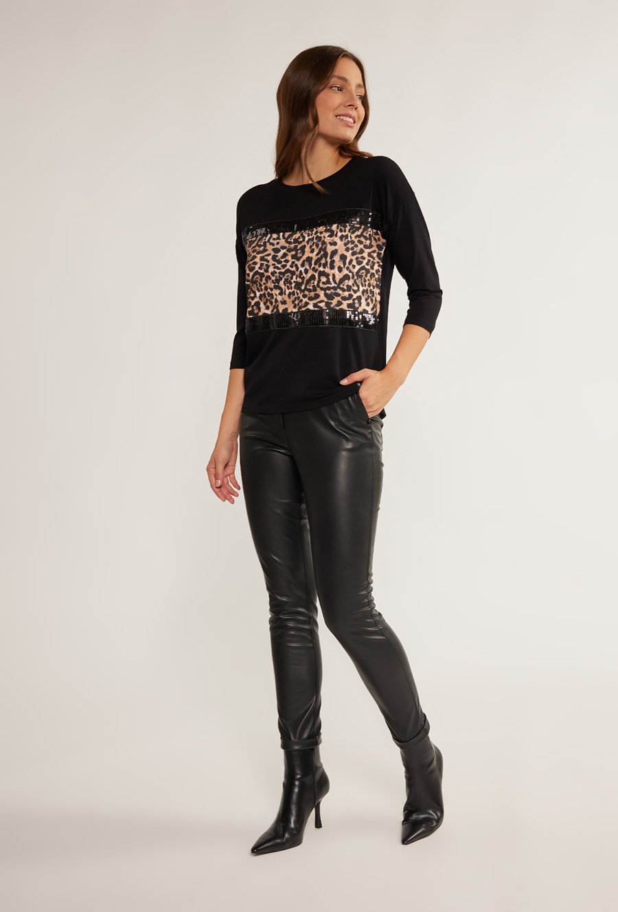 Bluzka ze zwierzęcym printem