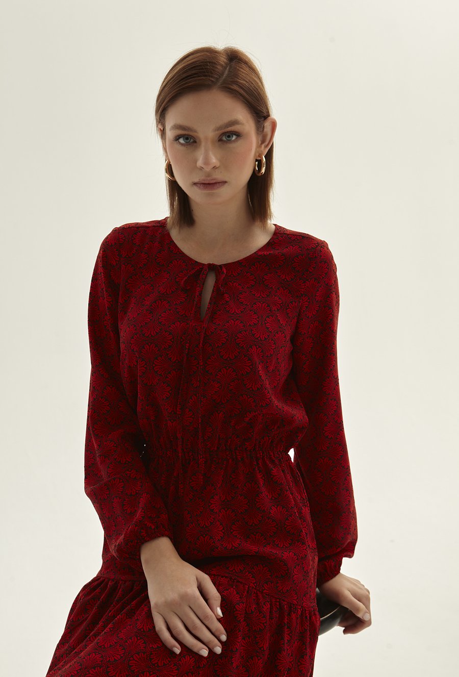 Zwiewna sukienka w kwiaty