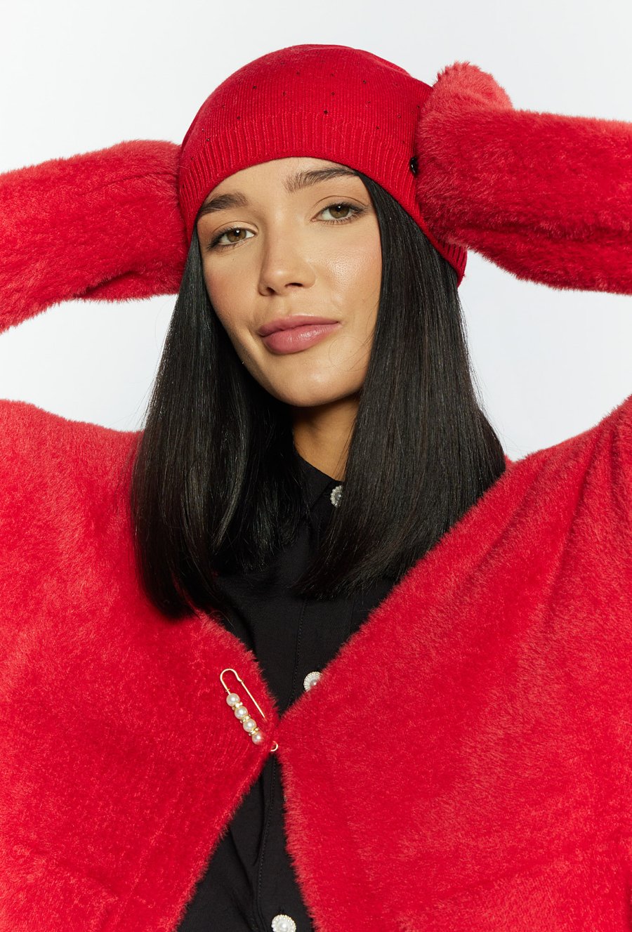 Czapka damska z dodatkiem wełny