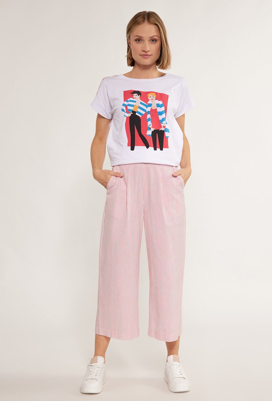 Bawełniane spodnie damskie