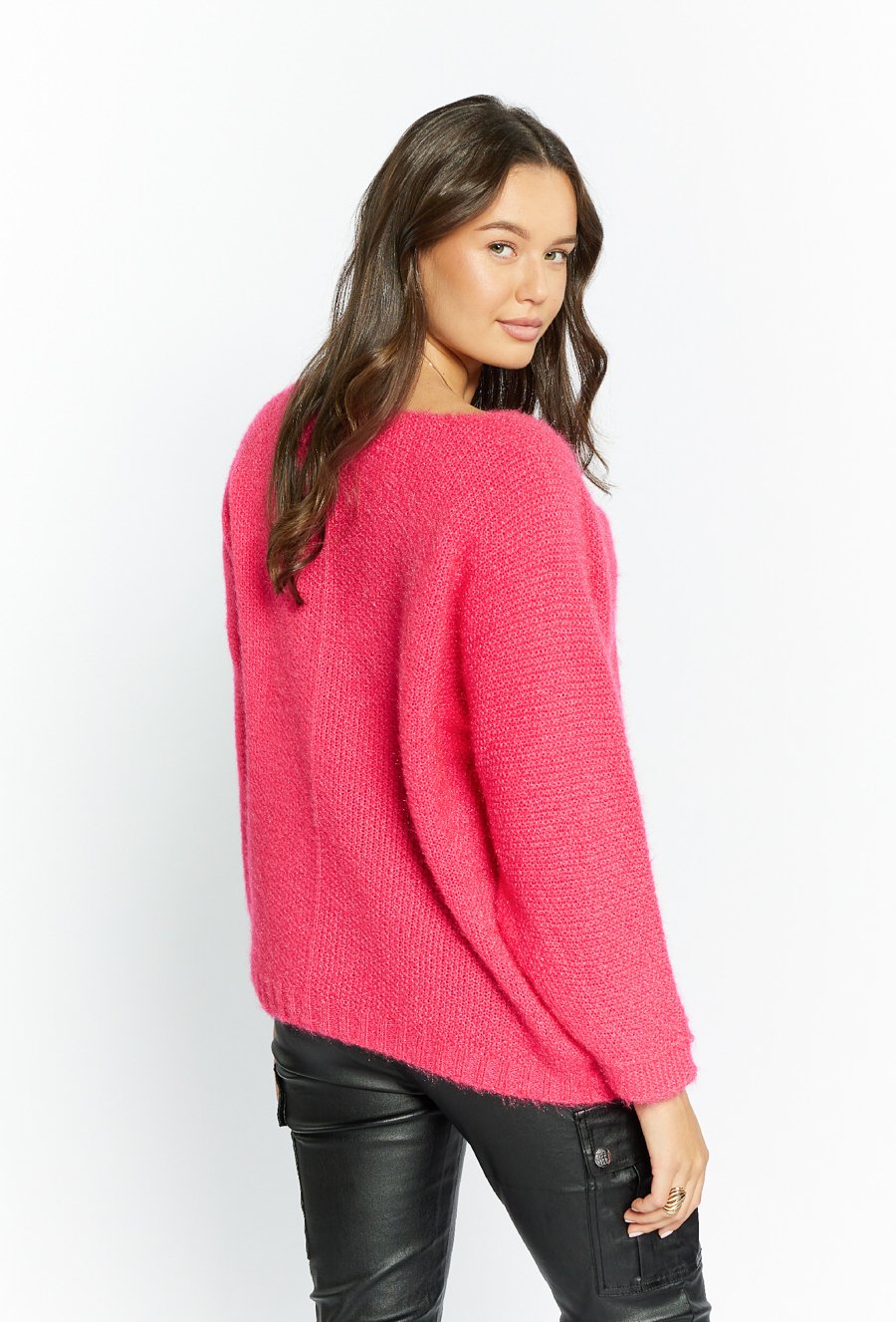 Sweter damski o kroju nietoperza