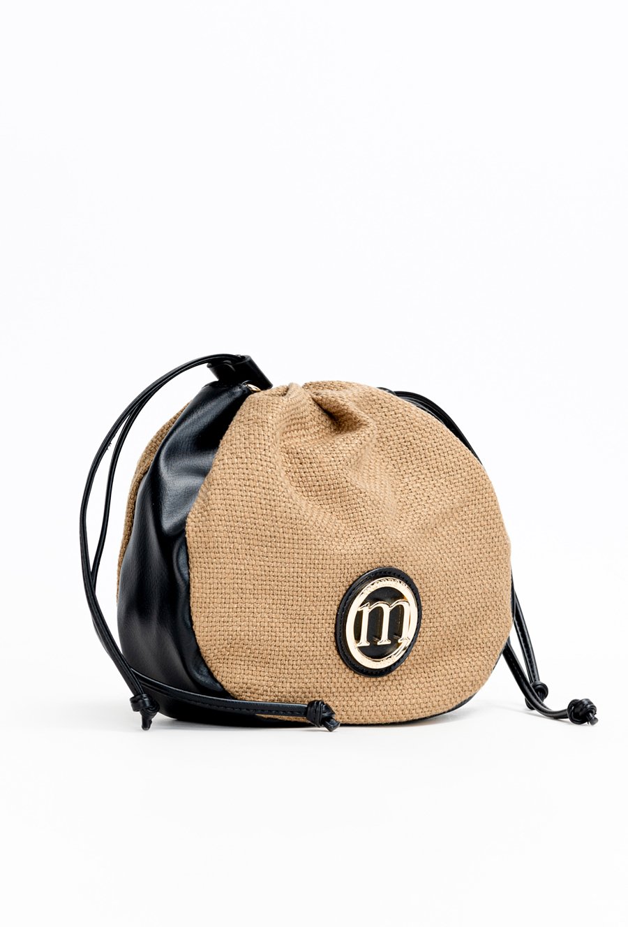 Koszyk damski z dodatkiem lnu