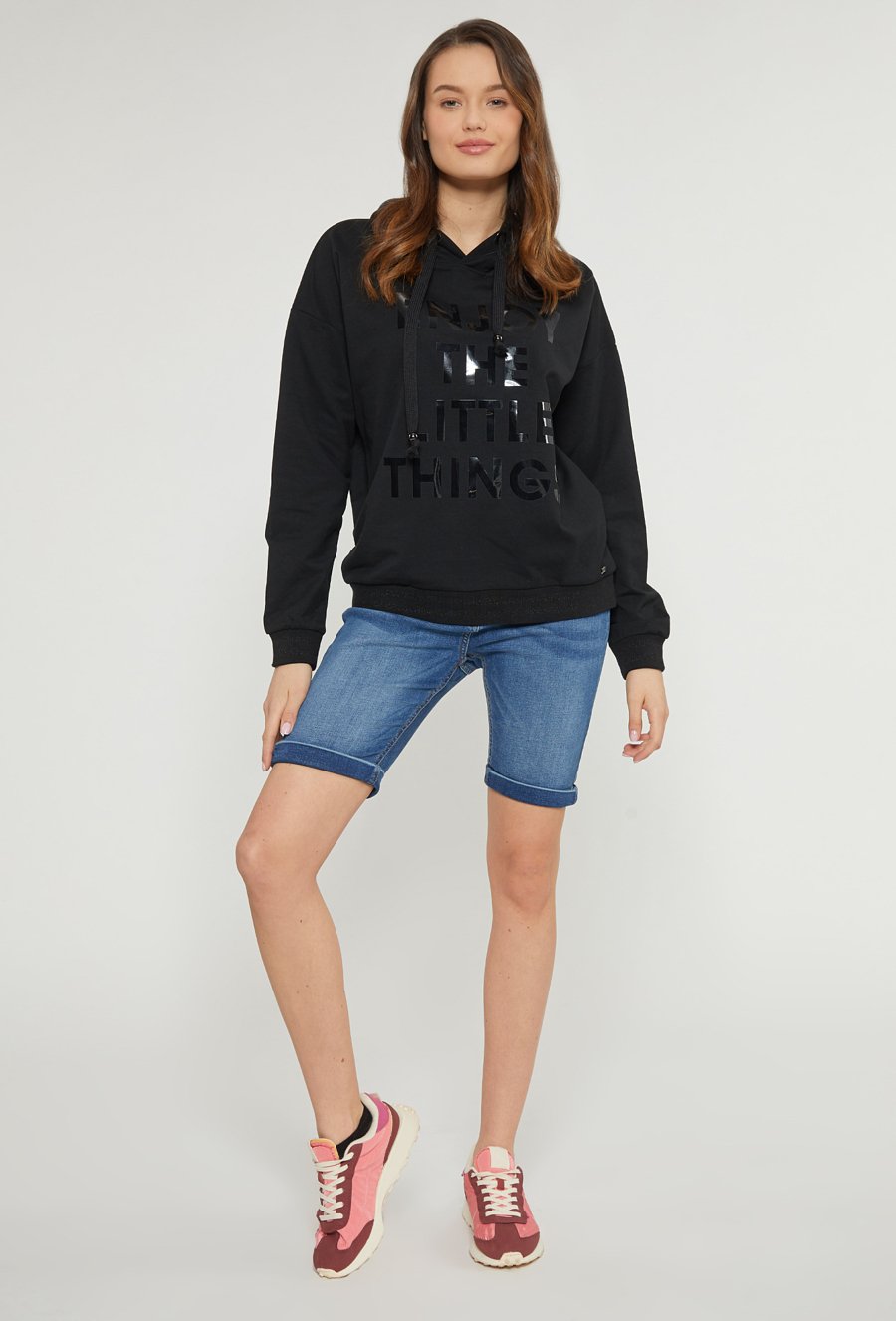 Bawełniana bluza z kapturem