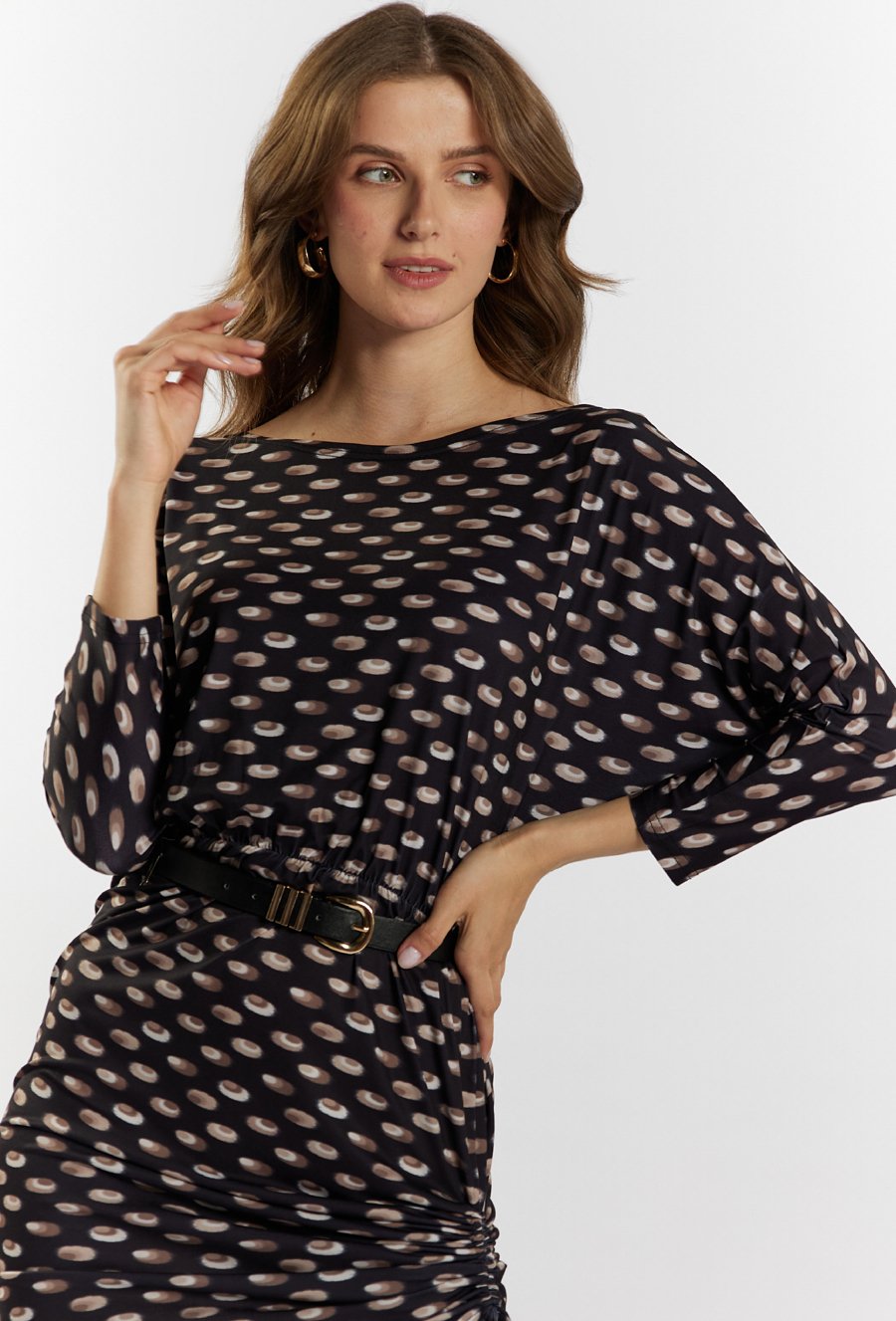 Sukienka damska ze ściągaczem