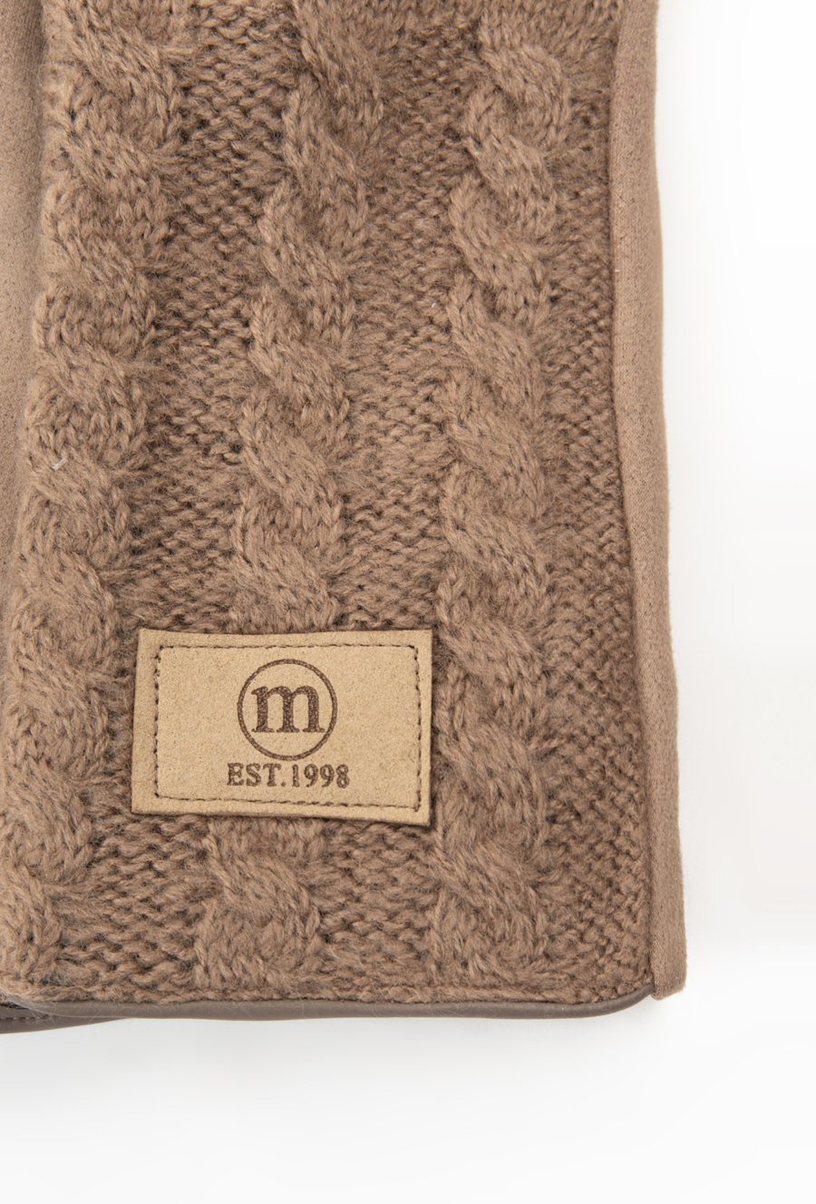 Rękawiczki damskie z ciekawym splotem