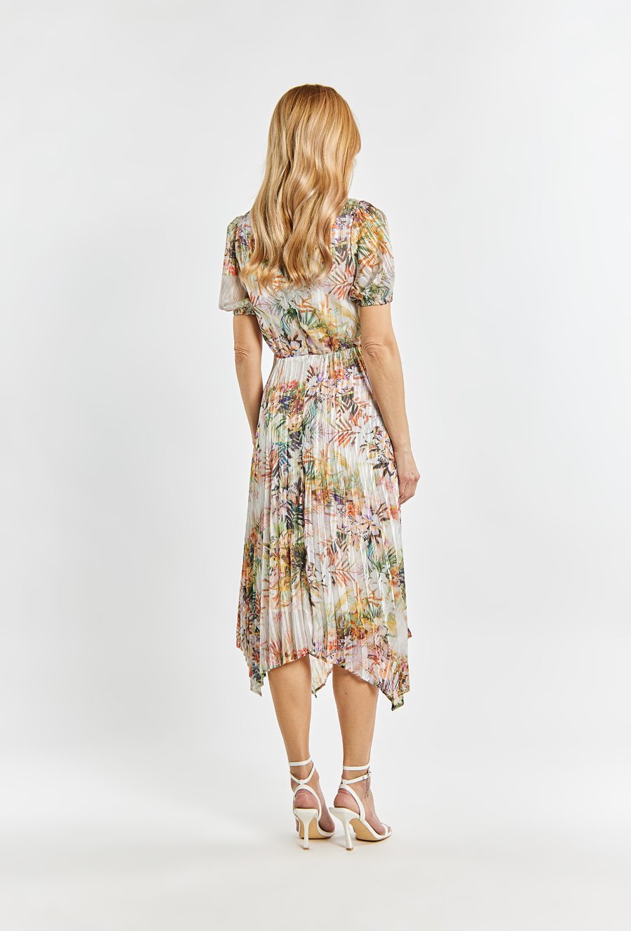 Wzorzysta sukienka damska