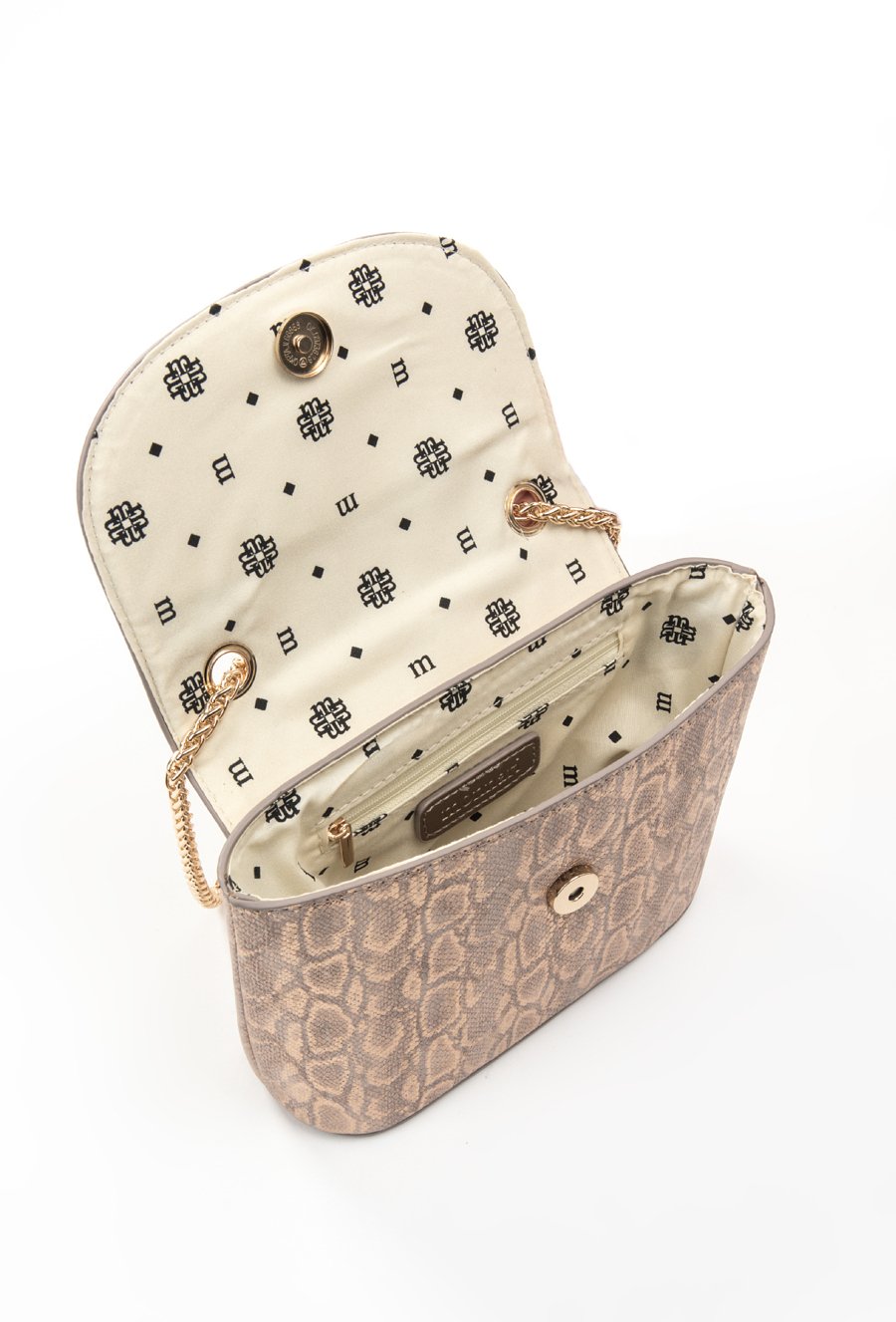 Wizytowa torba damska z zwierzęcym printem