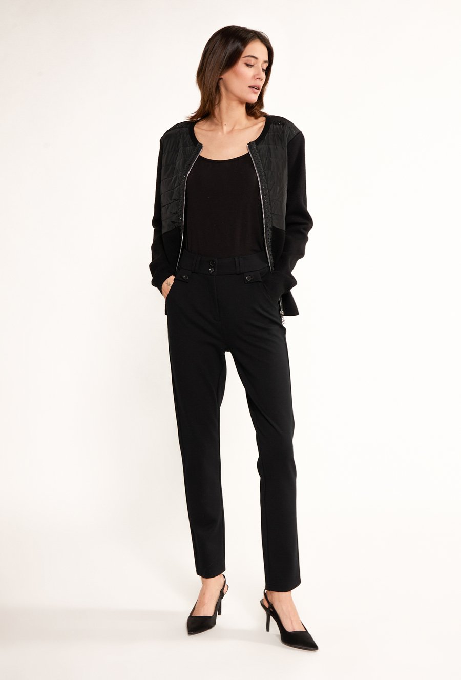 Spodnie z elastycznego materiału