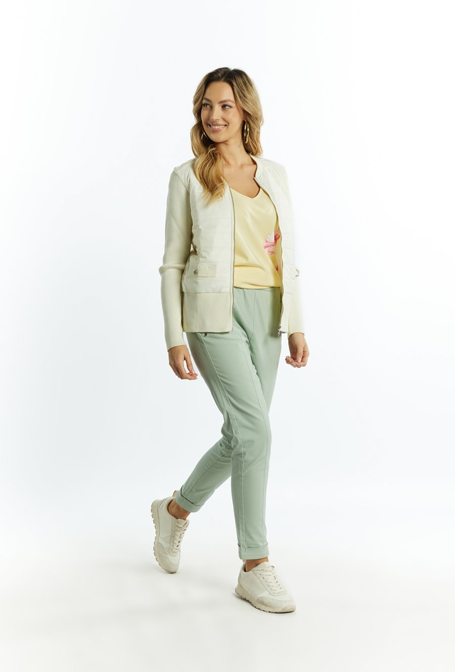 Damska kurtka swetrowa