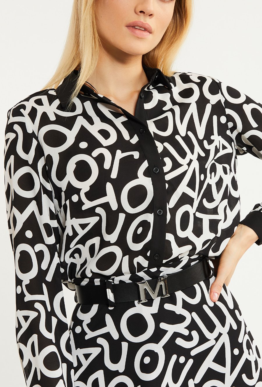 Wzorzysta bluzka damska