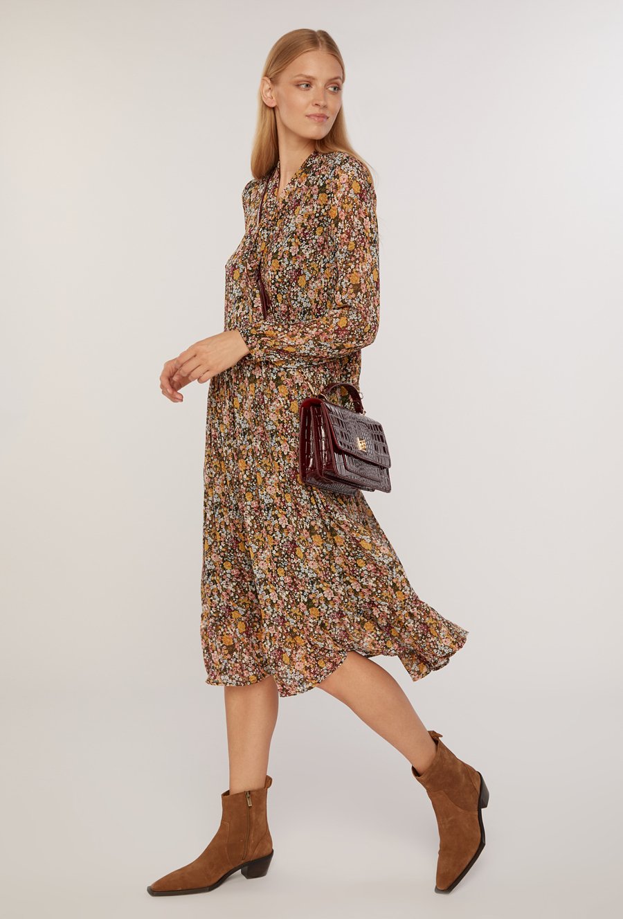 Sukienka damska z wzorem