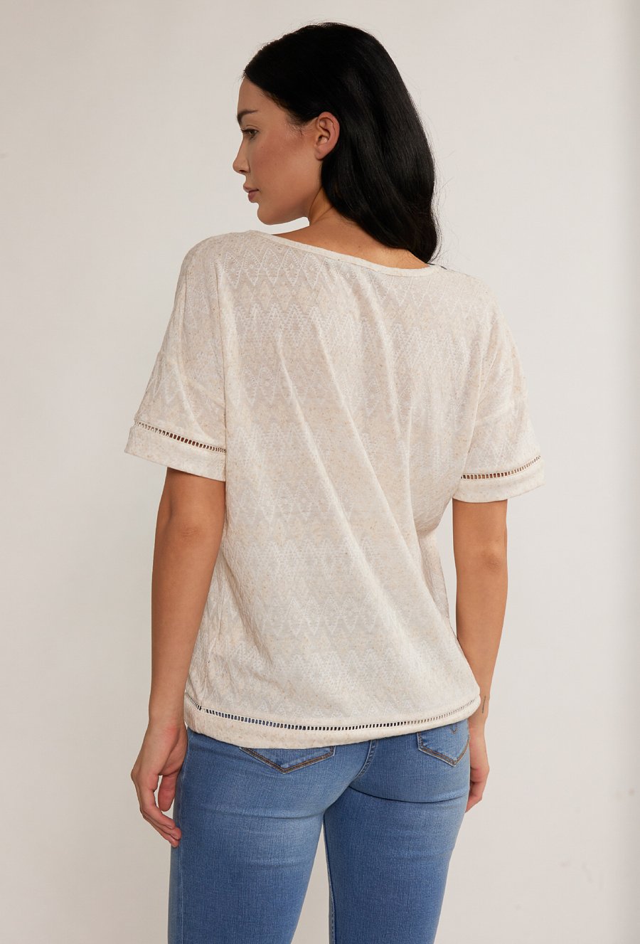 Bluzka z domieszką lnu