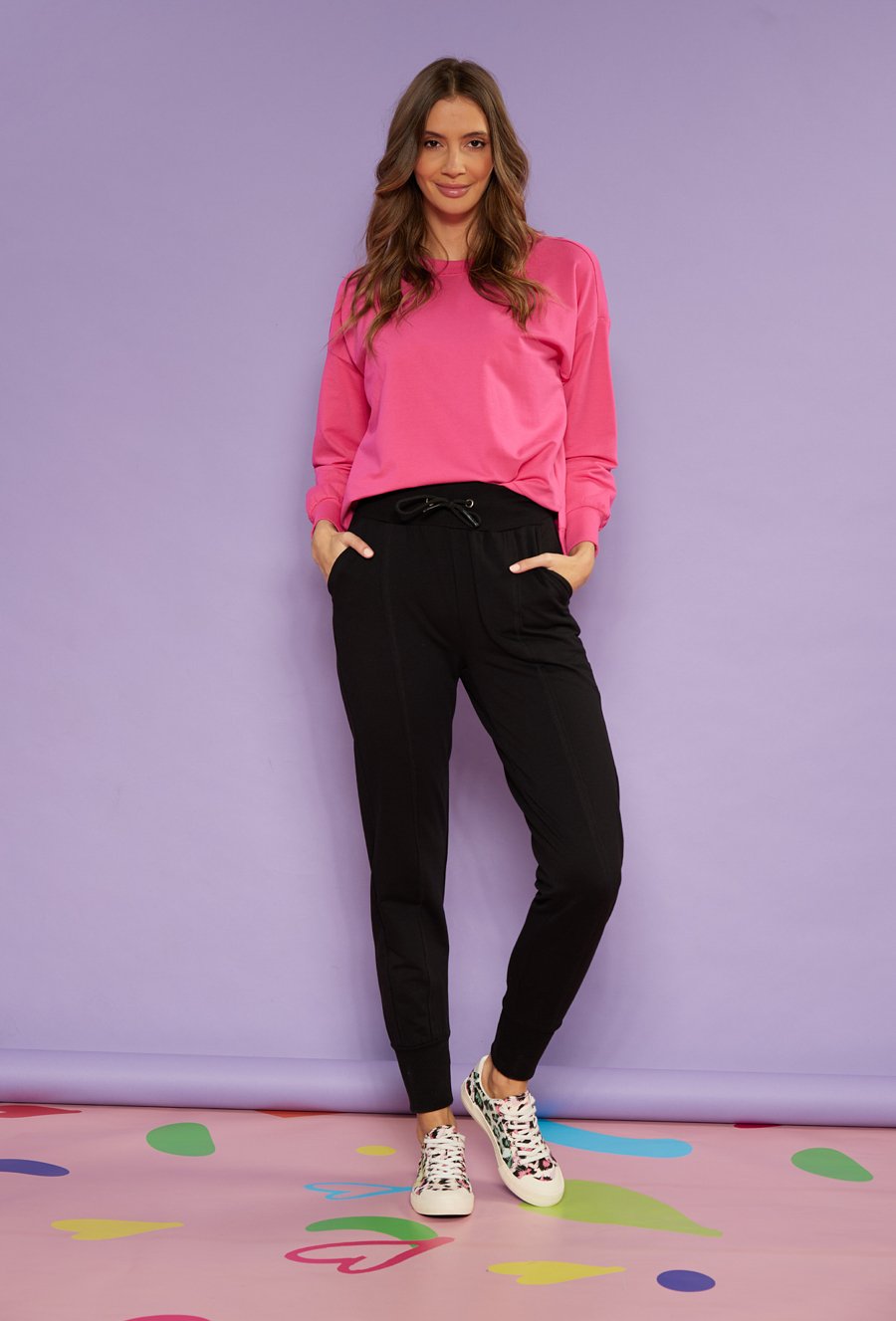 Bawełniane spodnie dresowe