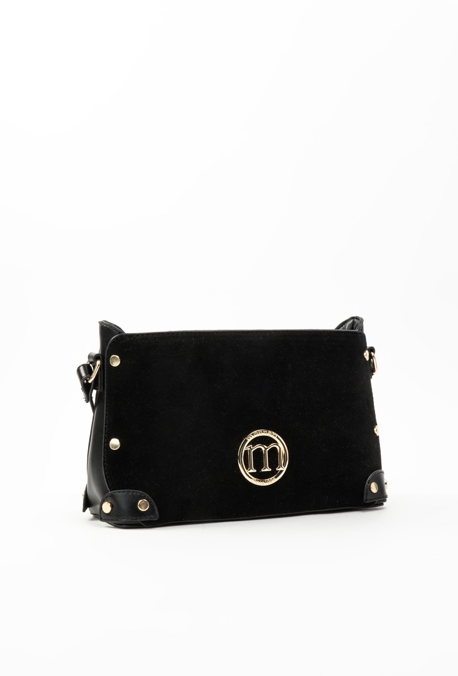 Torba damska z zamszowym panelem