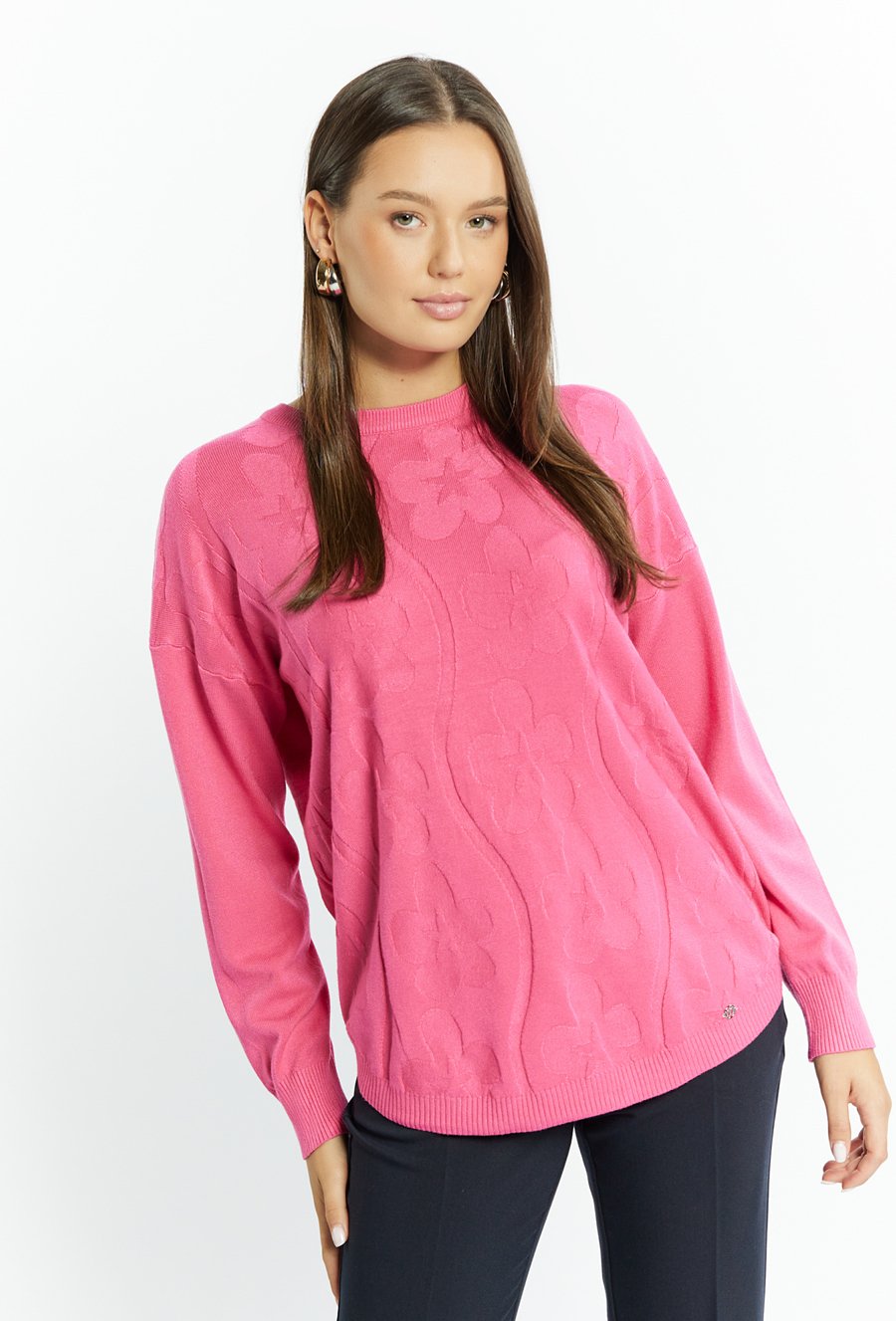 Wiskozowy sweter damski