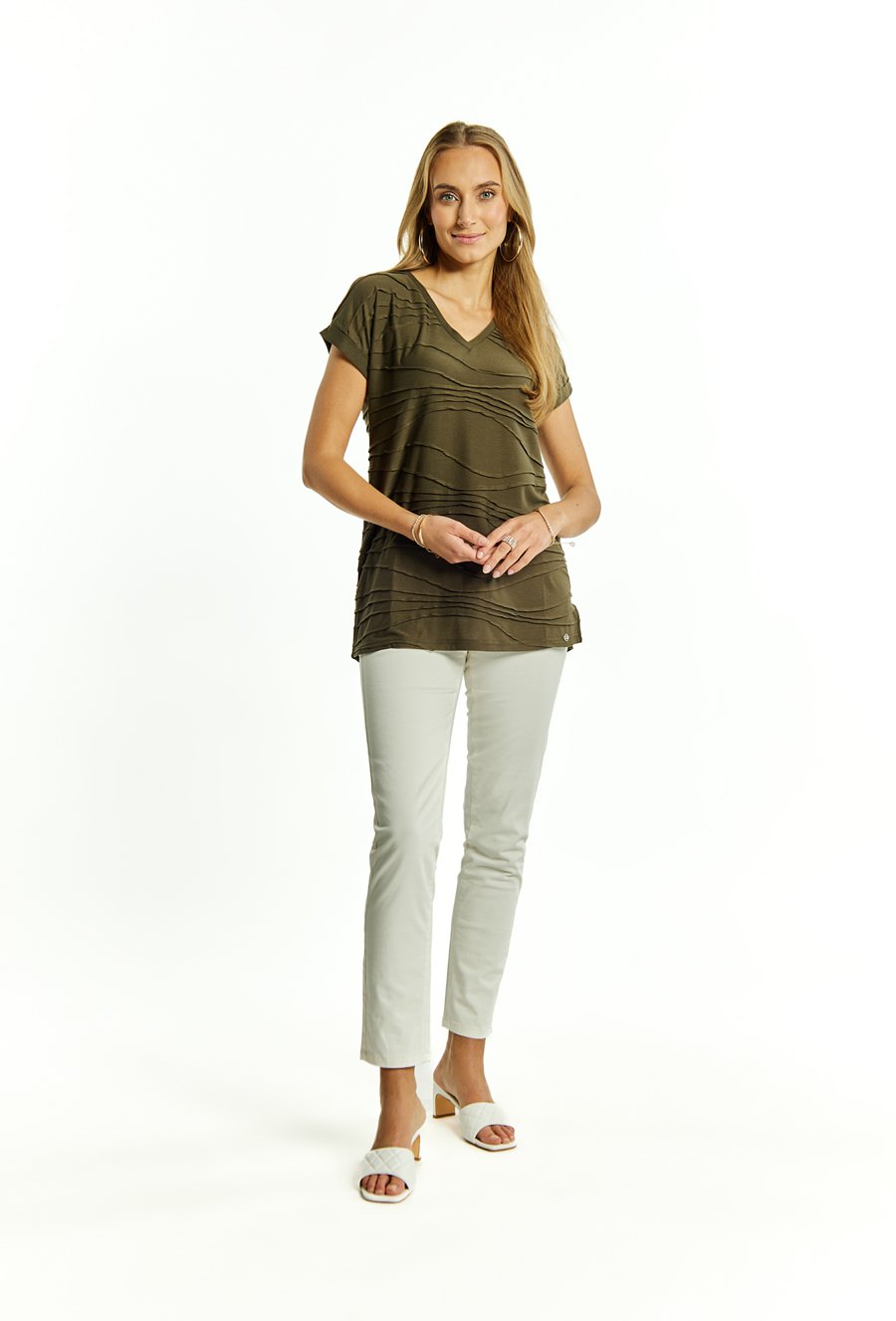 Bluzka damska z ciekawą fakturą