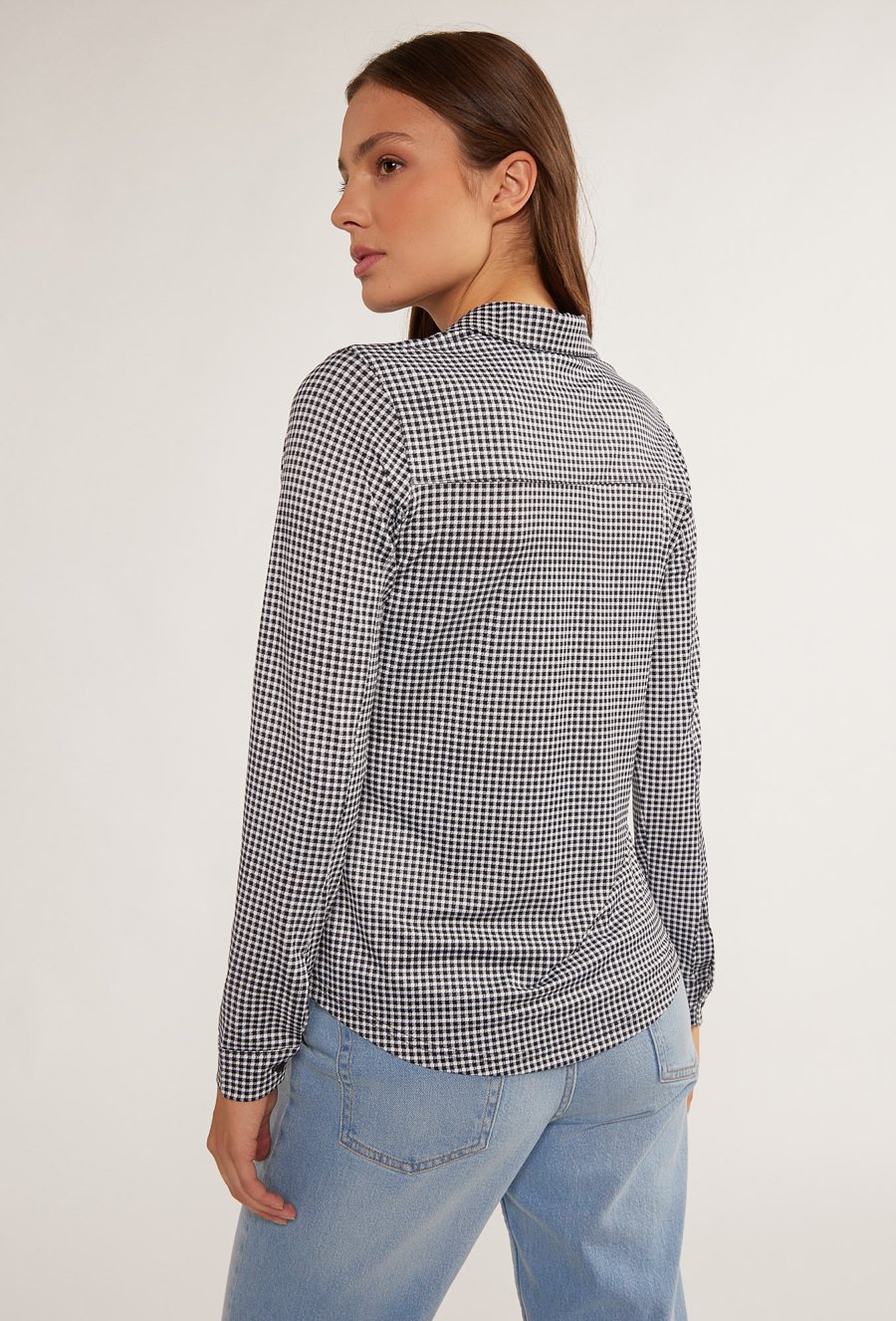 Koszula w drobną kratę