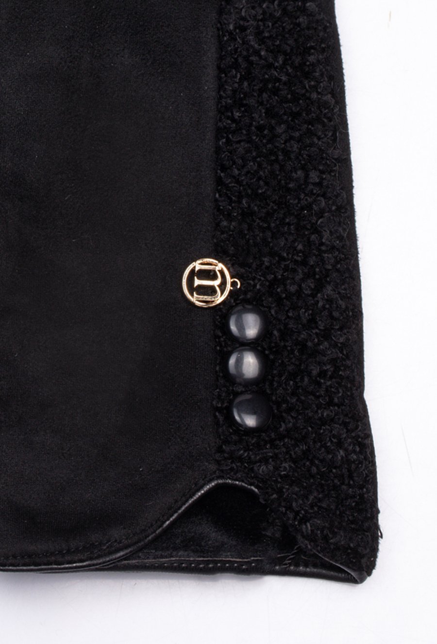 Rękawiczki z łączonych materiał&oacute;w