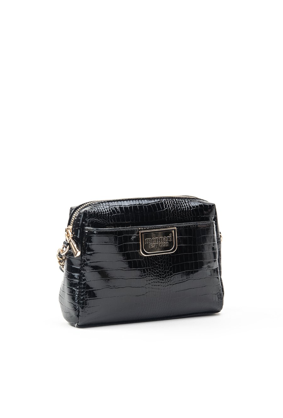 Mała lakierowa torba damska