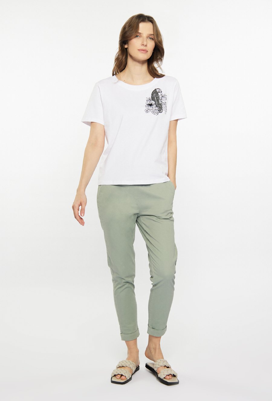 T-shirt damski z nadrukiem