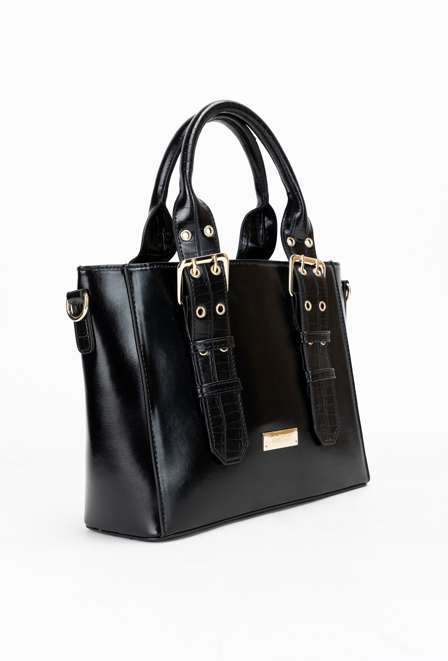 Lakierowana torba damska