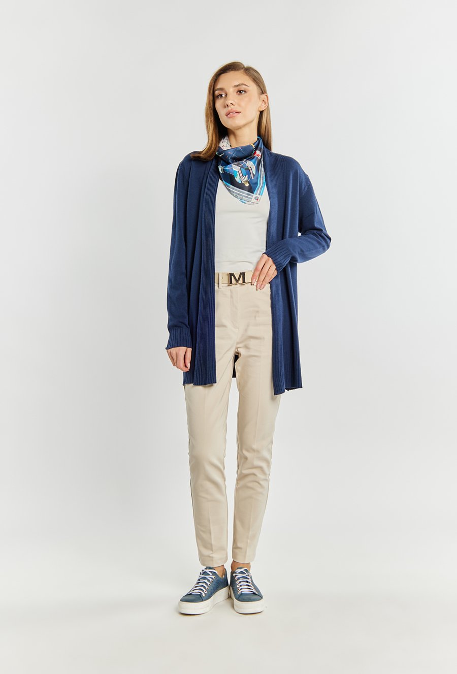 Kardigan z długim rękawem