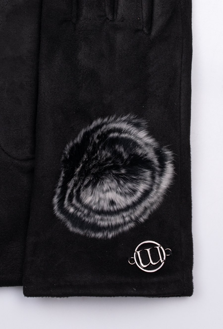 Rękawiczki z ozdobnym pomponem