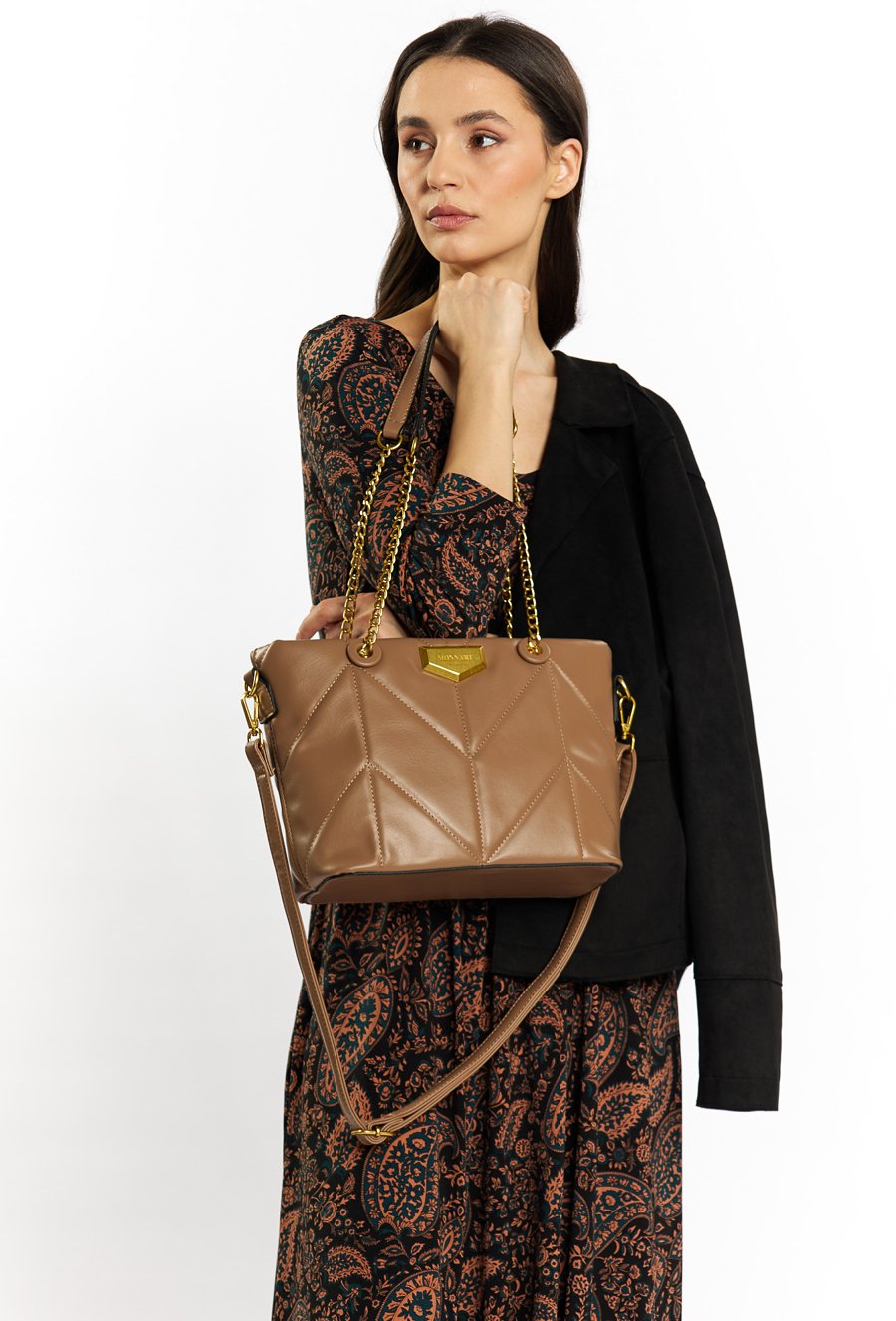 Torba damska z ciekawym wzorem